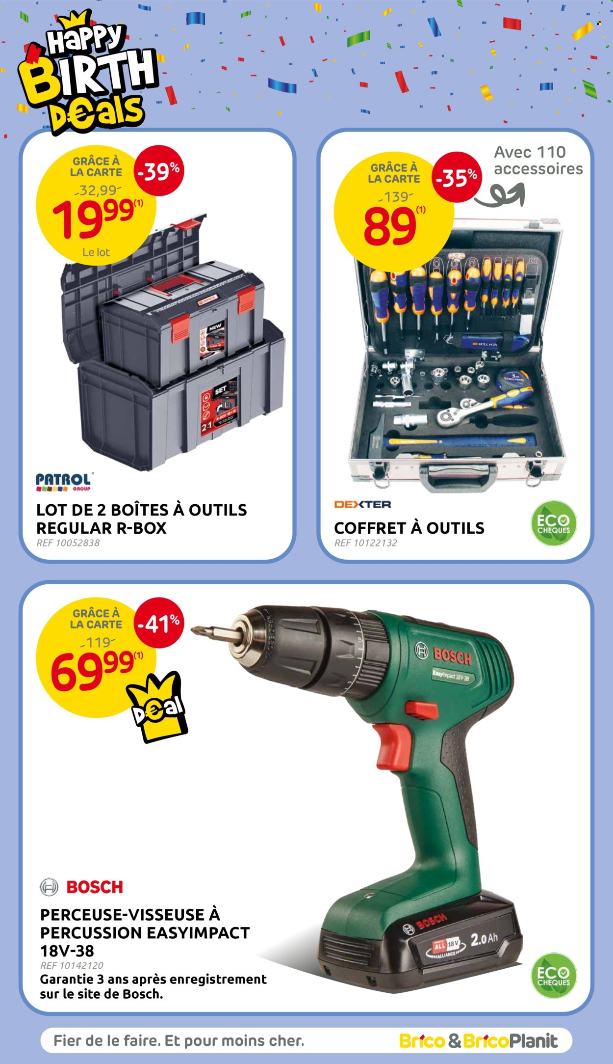 Catalogue Brico - 23.4.2025 - 12.5.2025. Page 19.