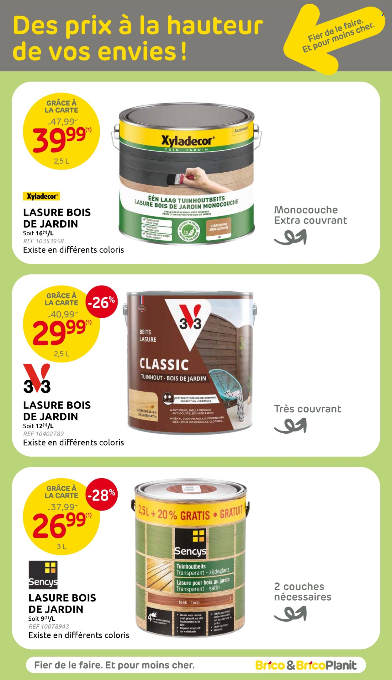 Catalogue Brico - 23.4.2025 - 12.5.2025. Page 33.