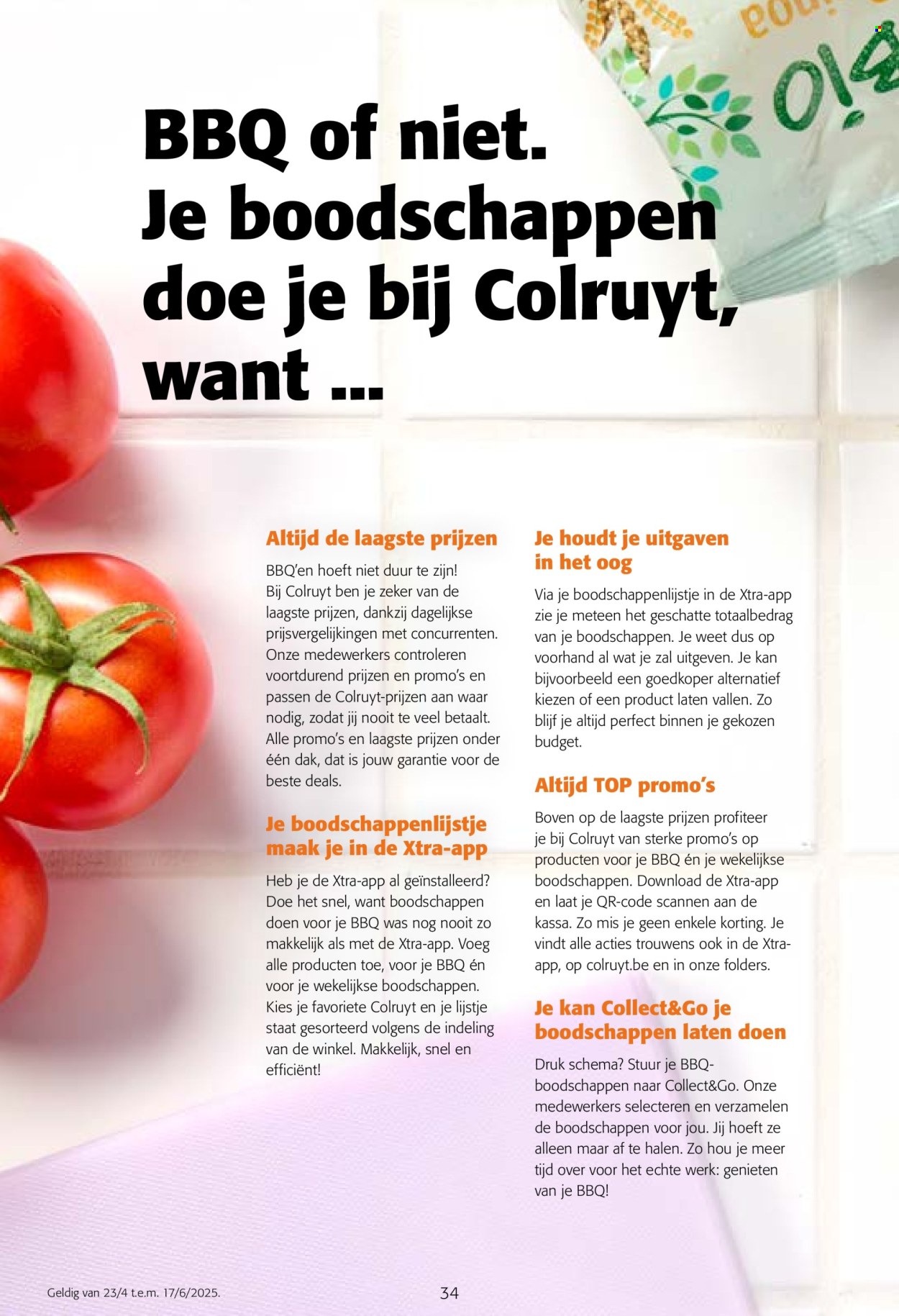 Catalogue Colruyt - 23.4.2025 - 17.6.2025. Page 34.