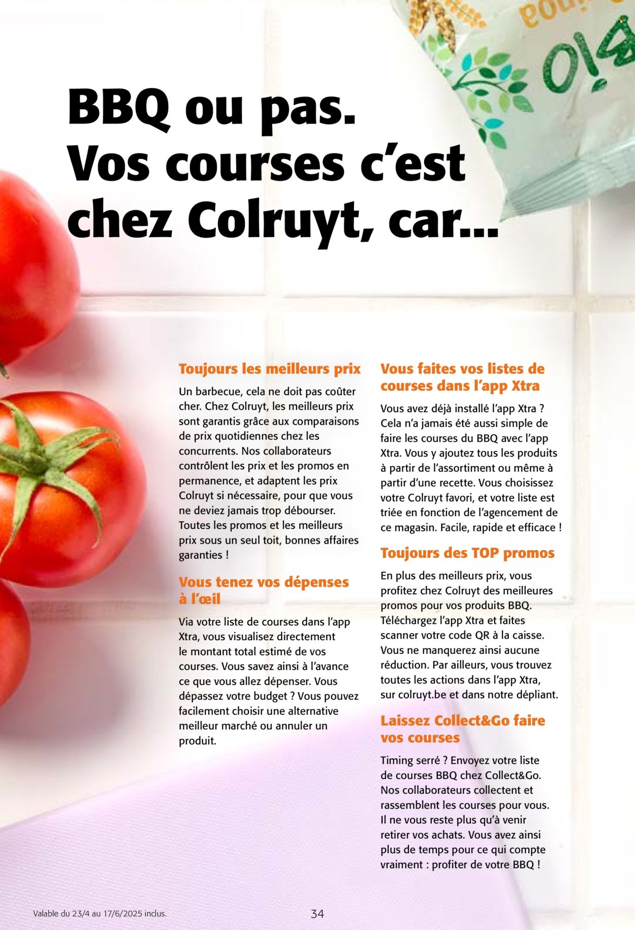 Catalogue Colruyt - 23.4.2025 - 17.6.2025. Page 34.