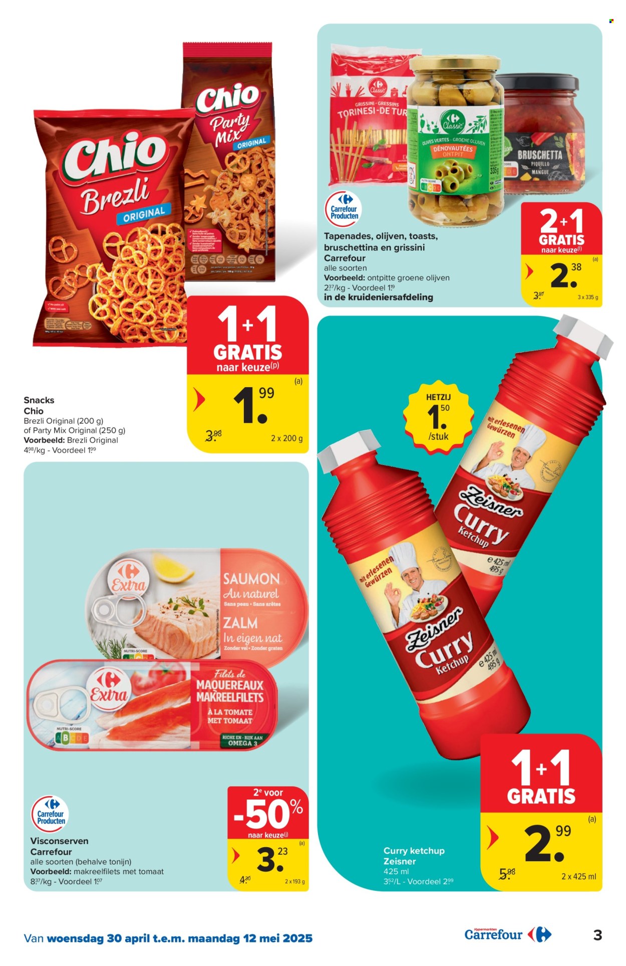 Catalogue Carrefour hypermarkt - 30.4.2025 - 12.5.2025. Page 3.