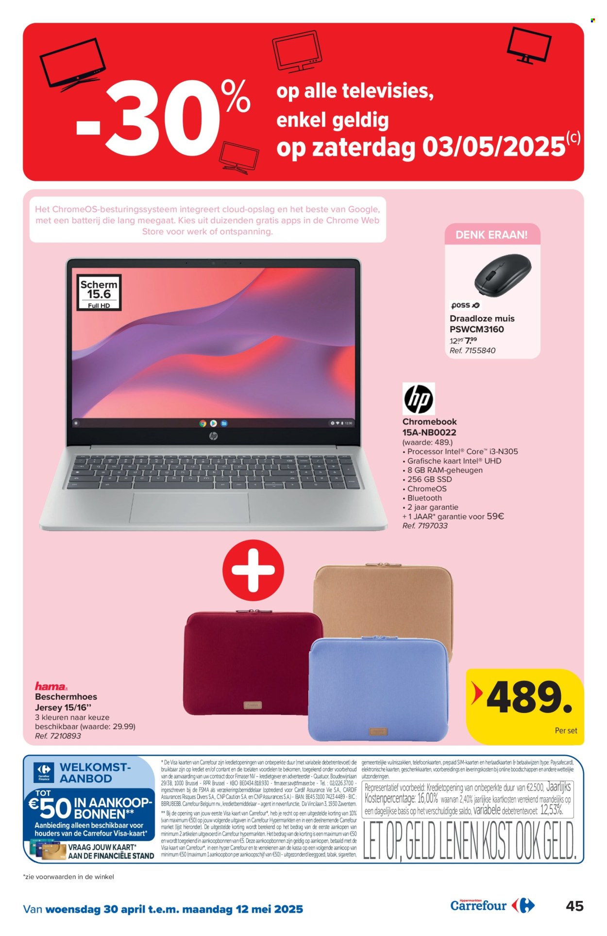 Catalogue Carrefour hypermarkt - 30.4.2025 - 12.5.2025. Page 45.