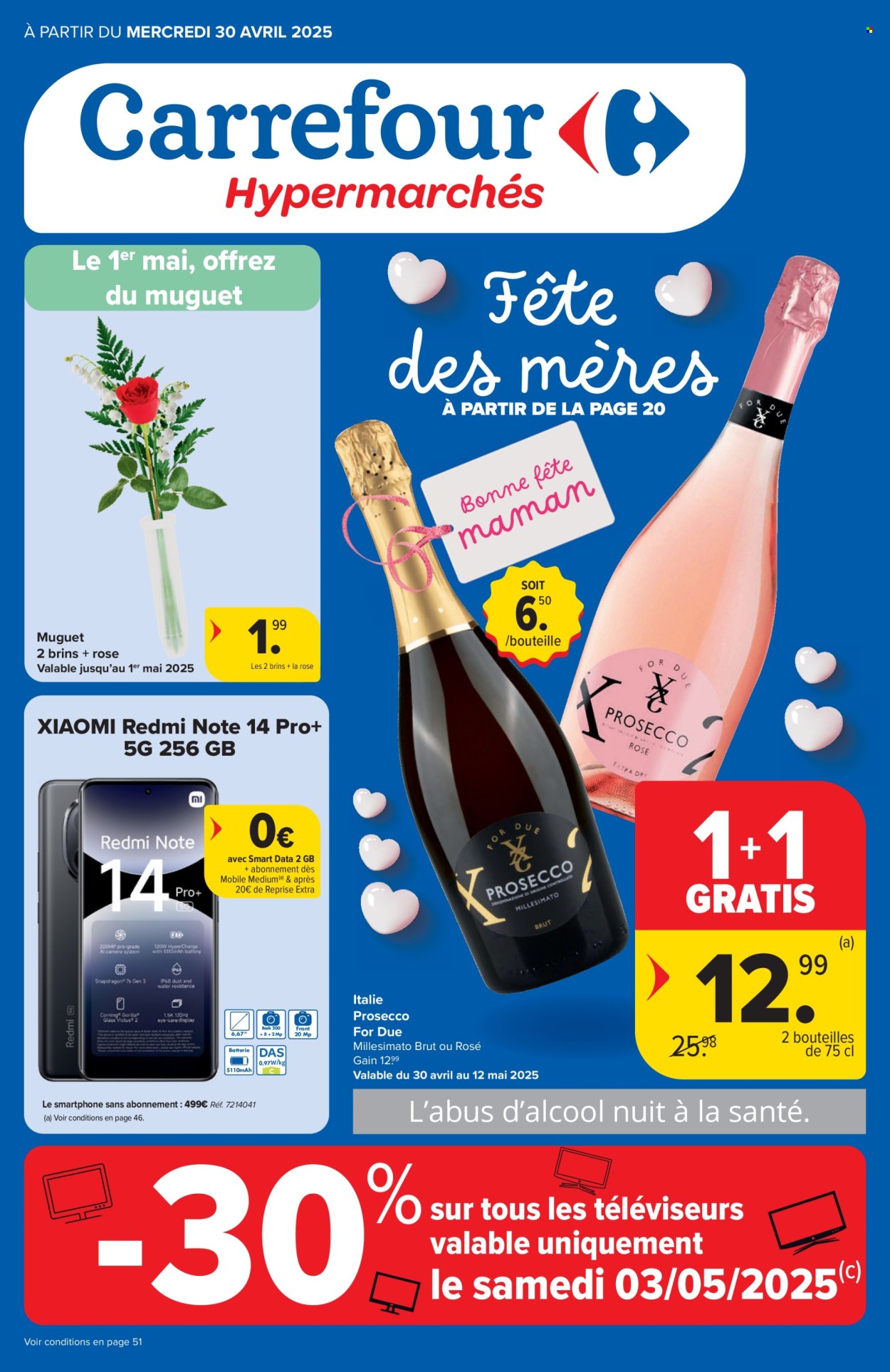 Catalogue Carrefour hypermarkt - 30.4.2025 - 12.5.2025. Page 1.