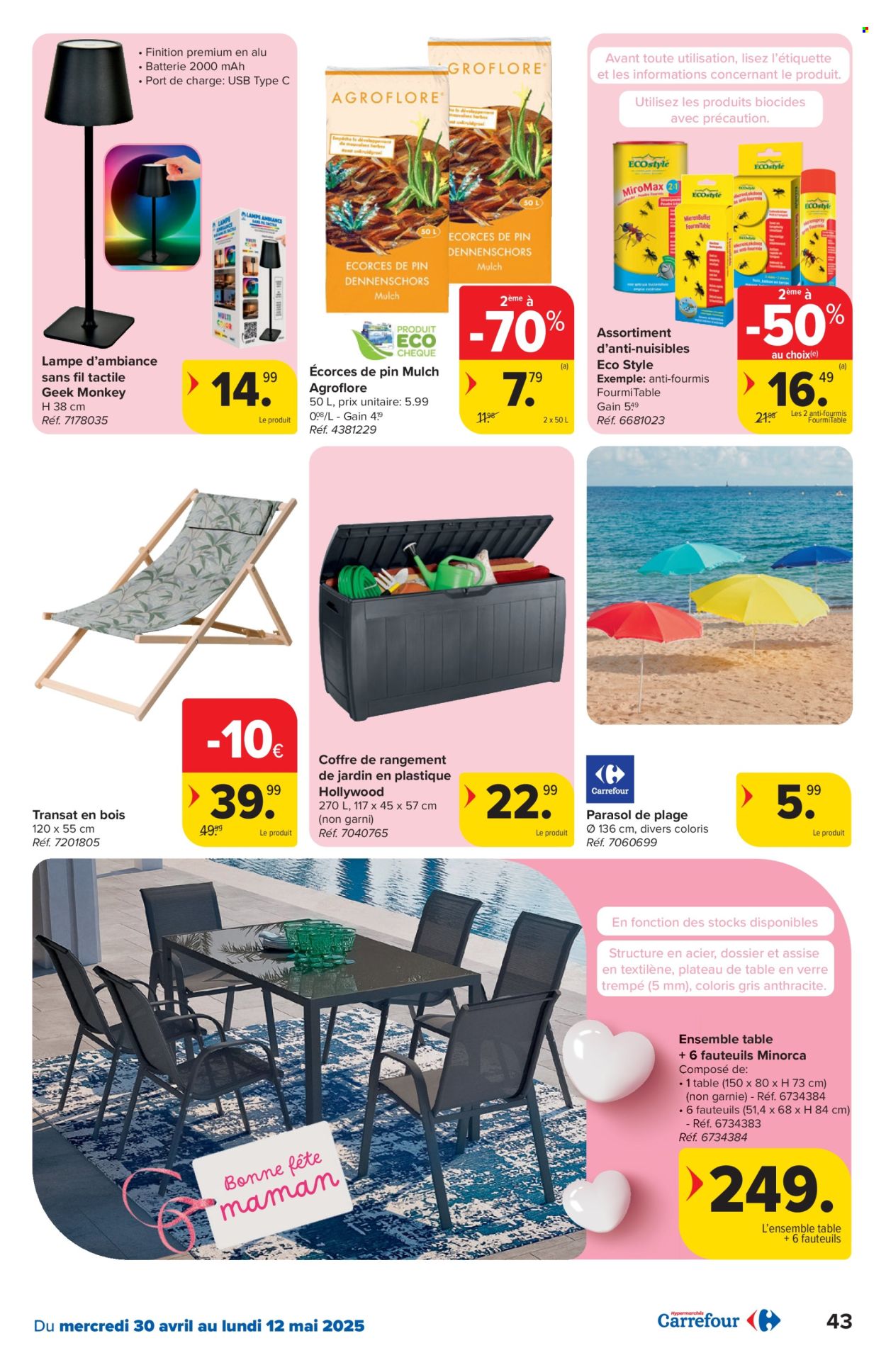 Catalogue Carrefour hypermarkt - 30.4.2025 - 12.5.2025. Page 43.