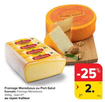 Fromage Maredsous ou Port-Salut