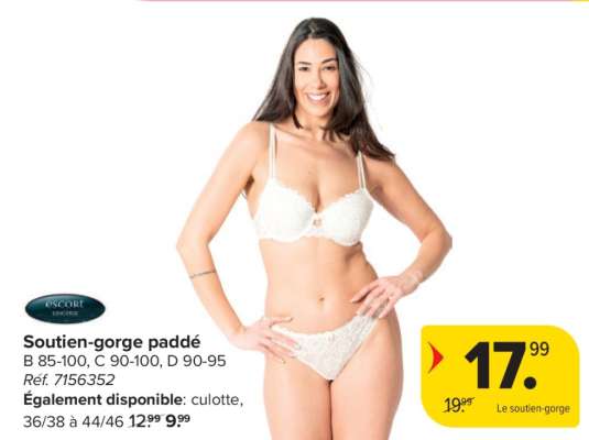 Soutien-gorge paddé