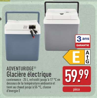 ADVENTURIDGE® Glacière électrique