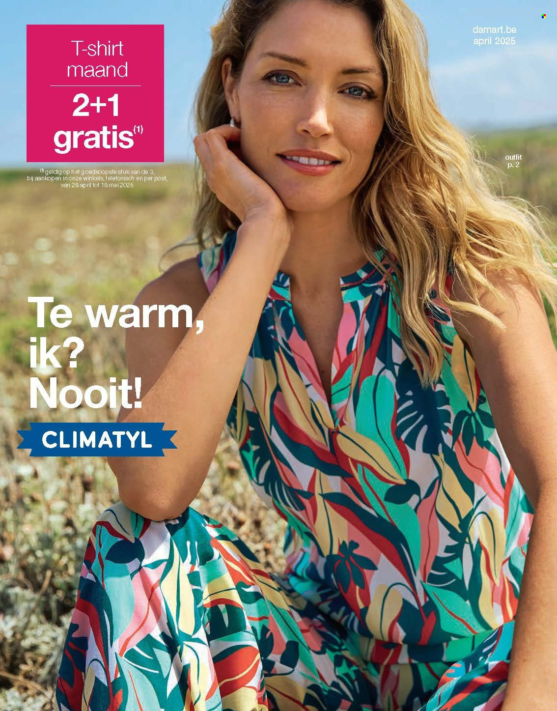 Catalogue Damart. Page 1.