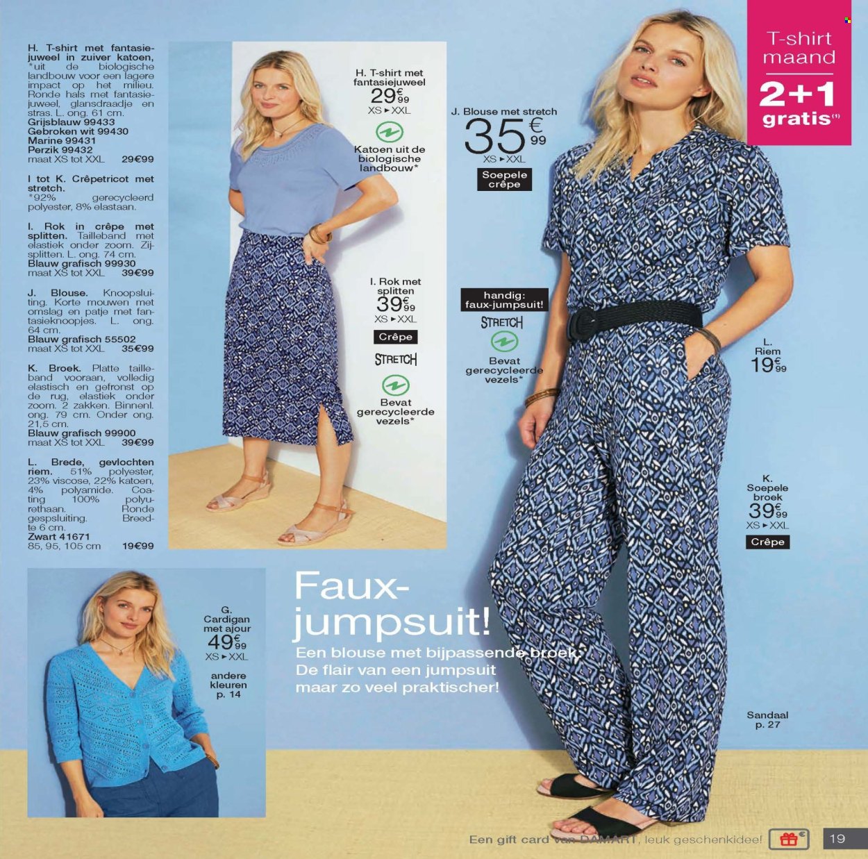 Catalogue Damart. Page 19.