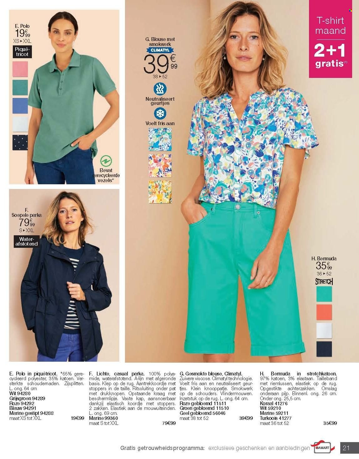 Catalogue Damart. Page 21.