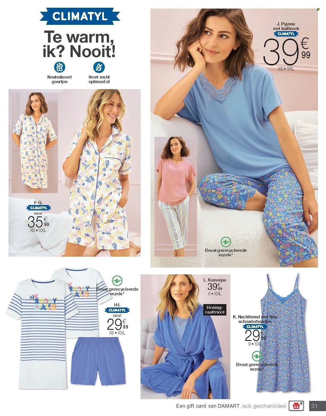 Catalogue Damart. Page 31.