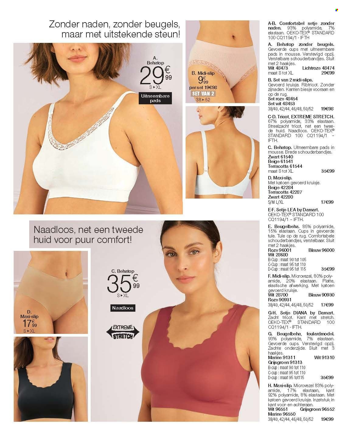 Catalogue Damart. Page 34.