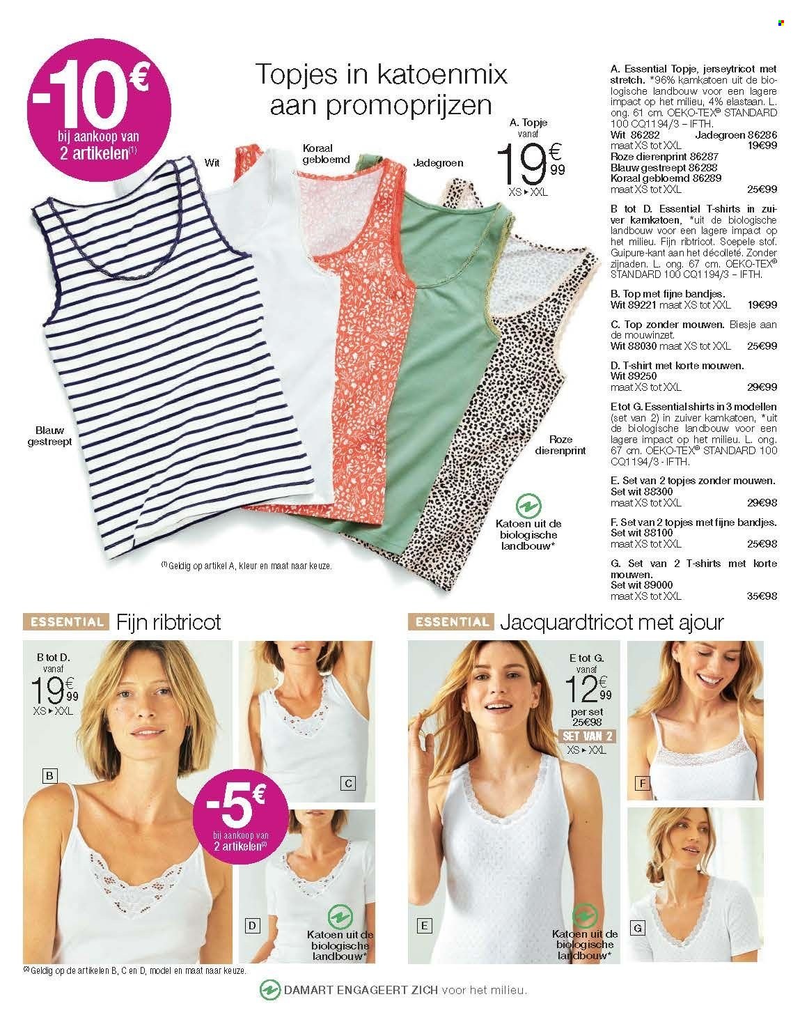 Catalogue Damart. Page 38.