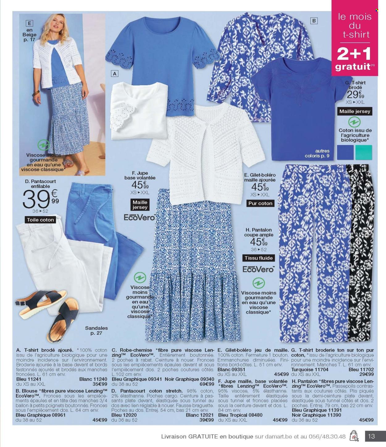 Catalogue Damart. Page 13.