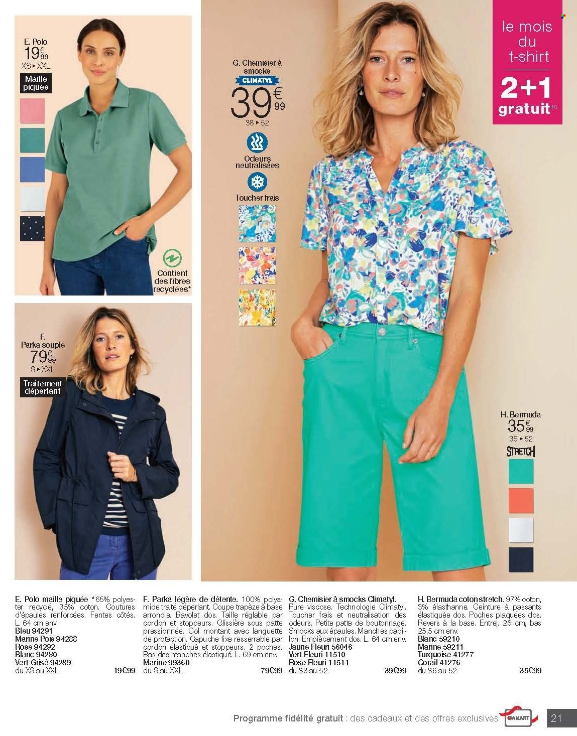Catalogue Damart. Page 21.