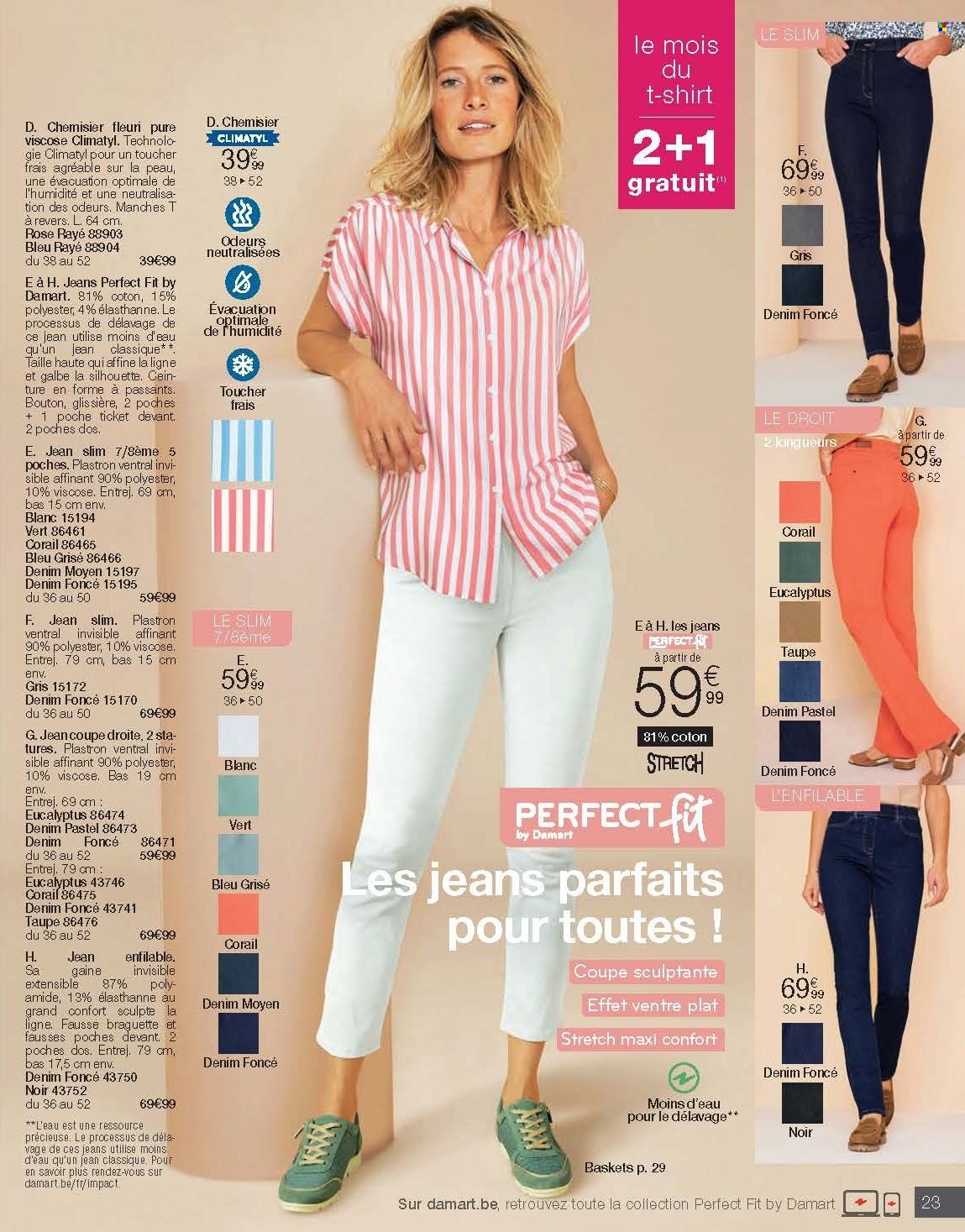 Catalogue Damart. Page 23.