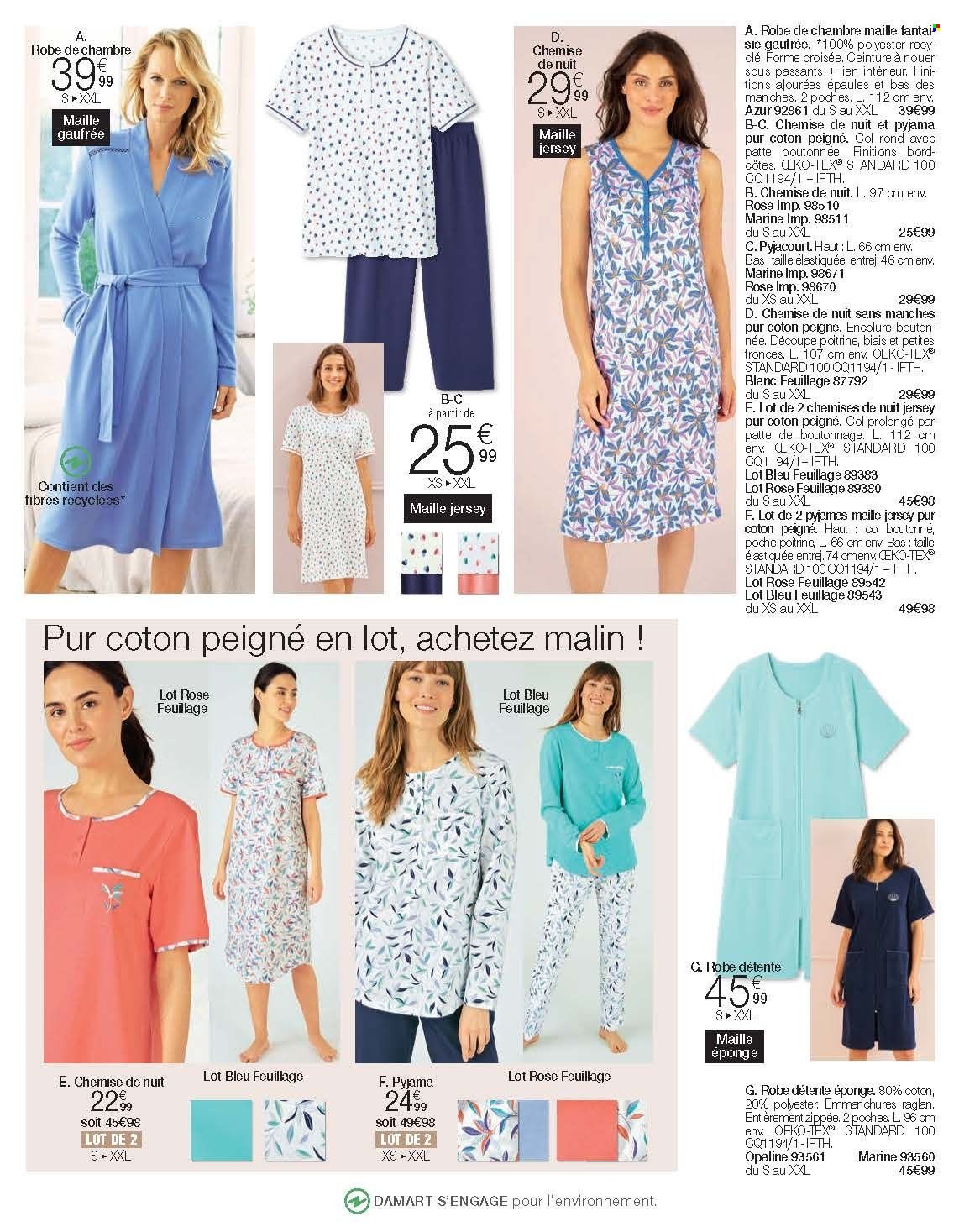 Catalogue Damart. Page 32.