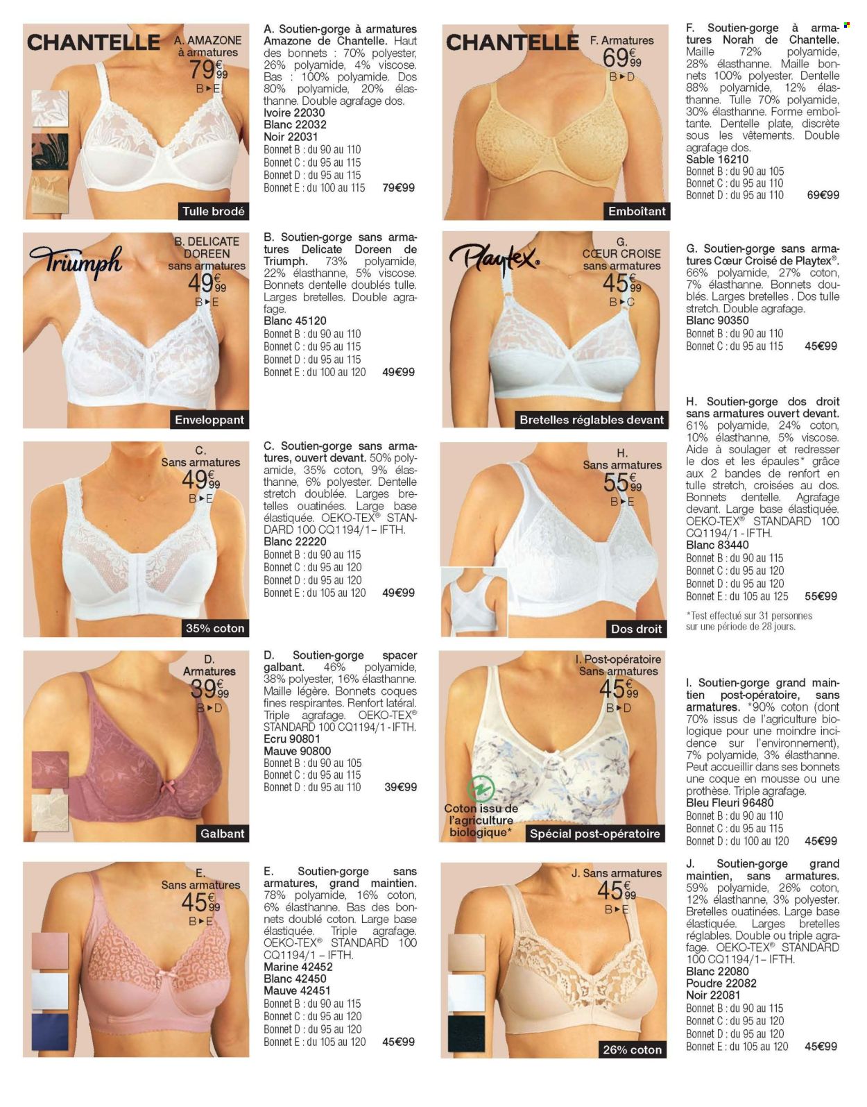 Catalogue Damart. Page 36.