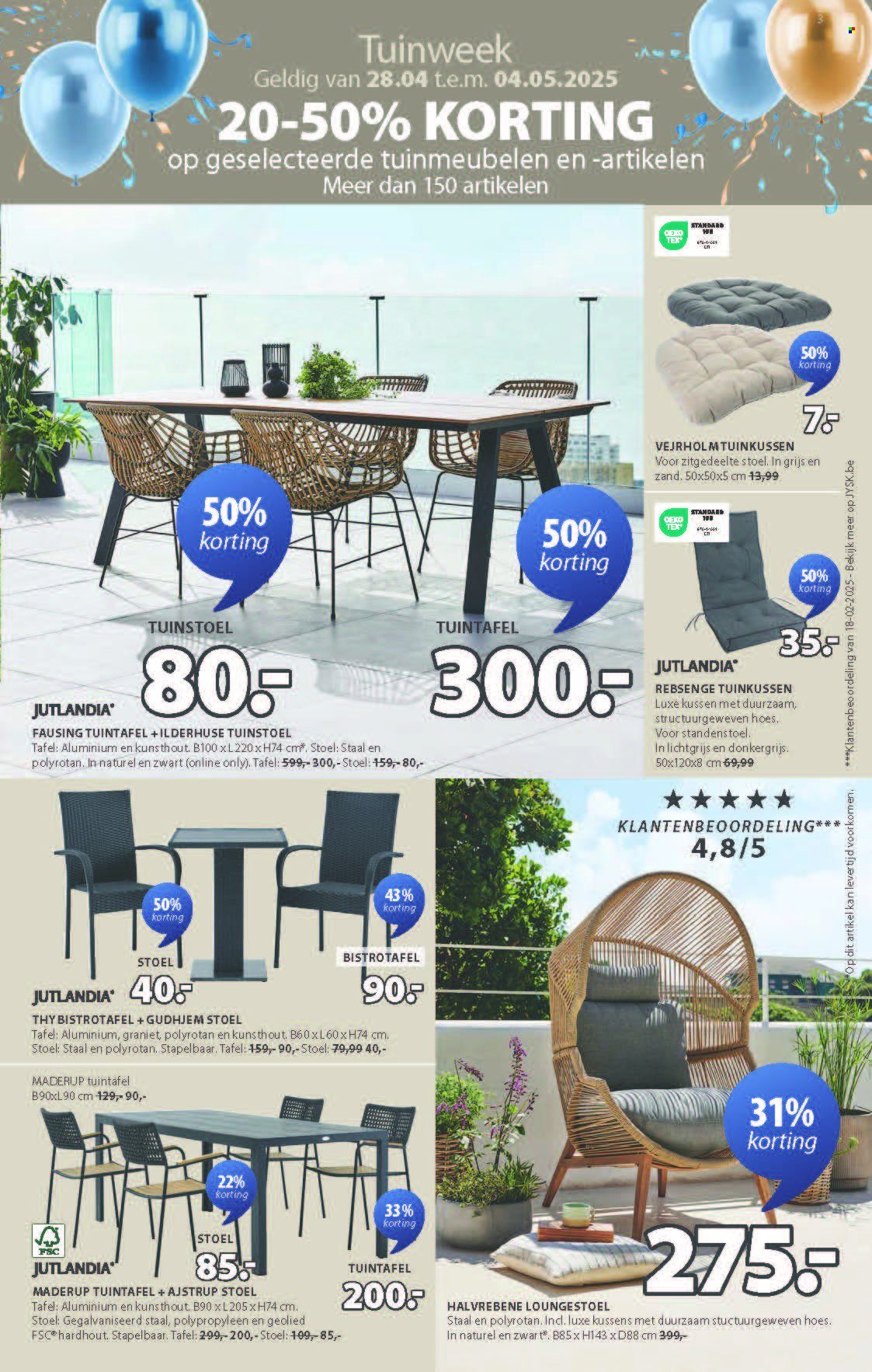 Catalogue JYSK - 28.4.2025 - 18.5.2025. Page 3.