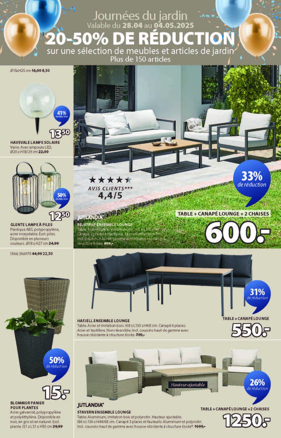 Catalogue JYSK - 28.4.2025 - 18.5.2025. Page 2.