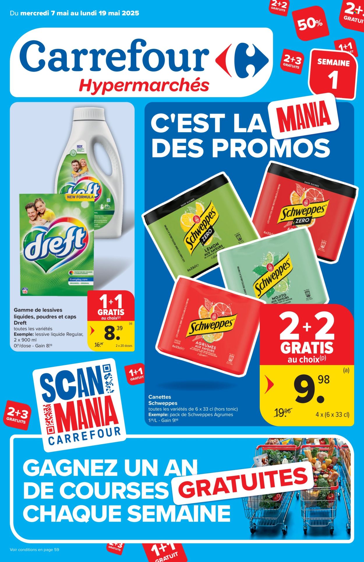 Catalogue Carrefour hypermarkt - 7.5.2025 - 19.5.2025. Page 1.
