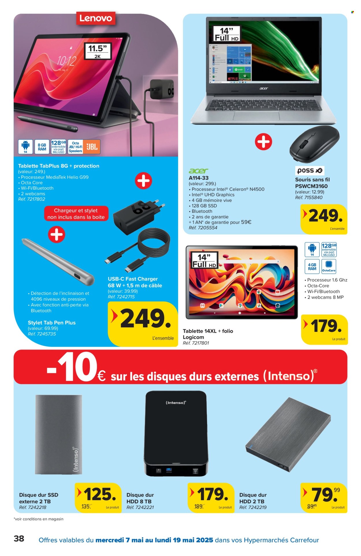 Catalogue Carrefour hypermarkt - 7.5.2025 - 19.5.2025. Page 38.