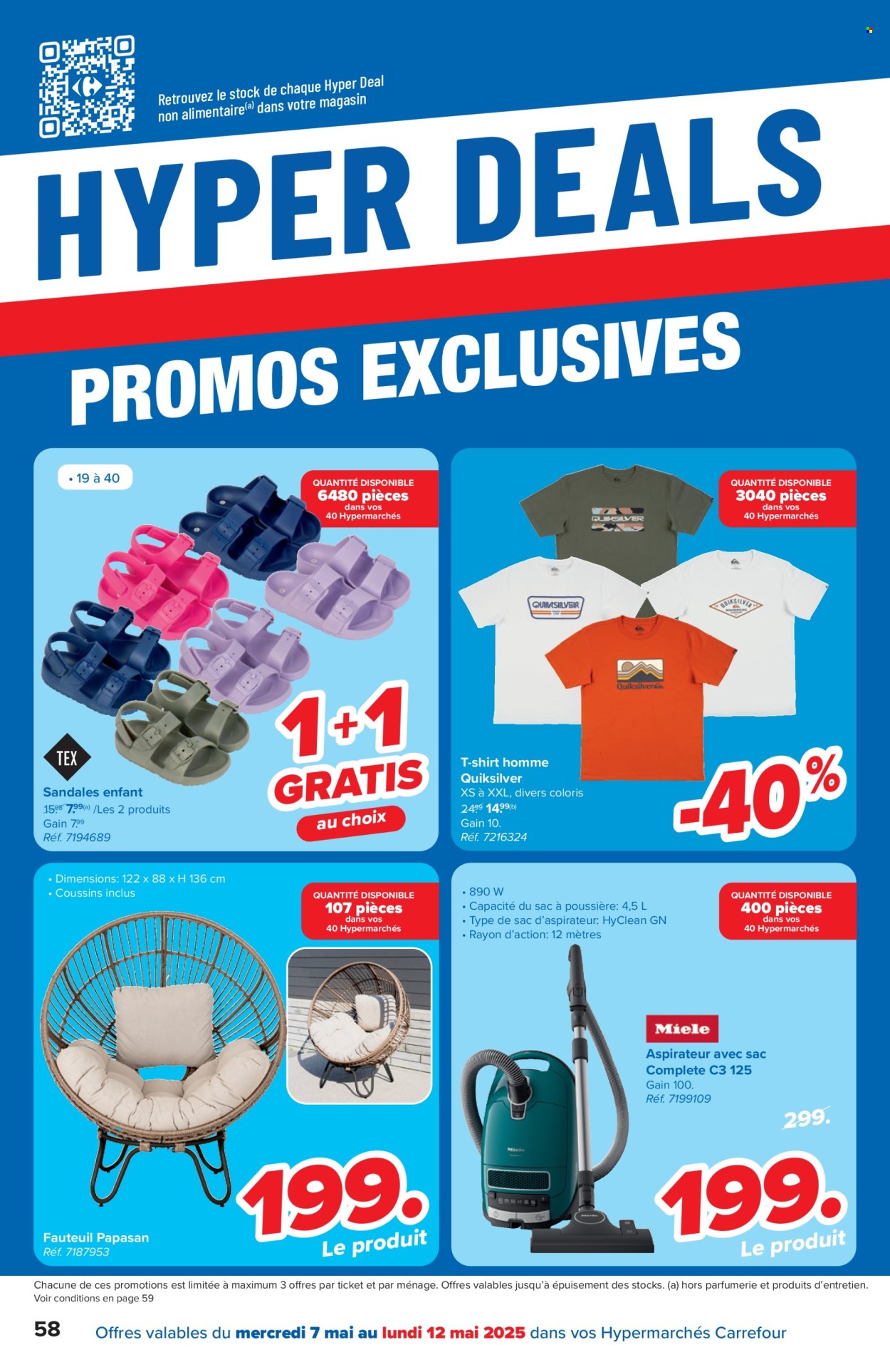 Catalogue Carrefour hypermarkt - 7.5.2025 - 19.5.2025. Page 58.