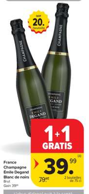 France Champagne Émile Degand Blanc de noirs Brut