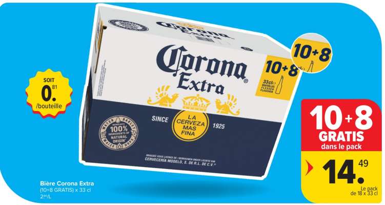 Bière Corona Extra