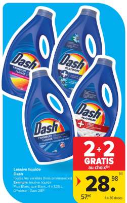 Lessive liquide Dash