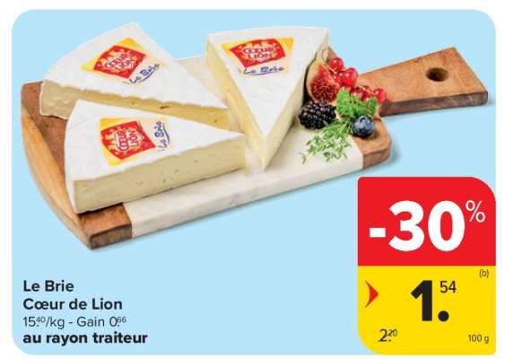 Le Brie Coeur de Lion