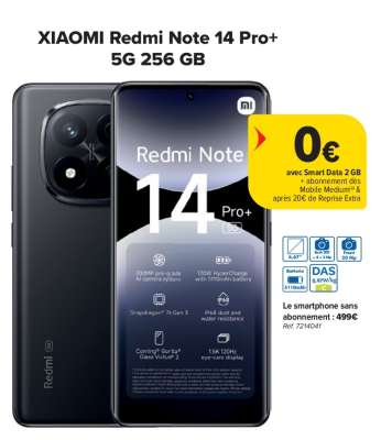 XIAOMI Redmi Note 14 Pro+ 5G 256 GB