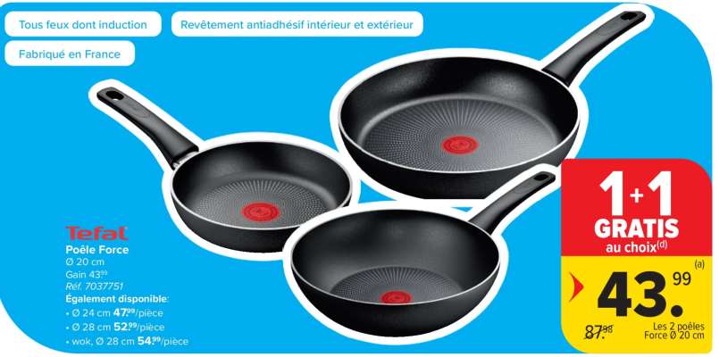 Tefal Poêle Force