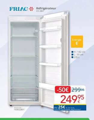 FRIAC Réfrigérateur CO 2801