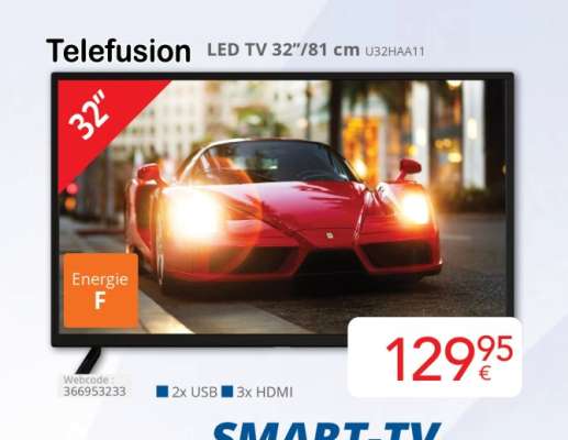 Telefusion LED TV 32"/81 cm U32HAA11
