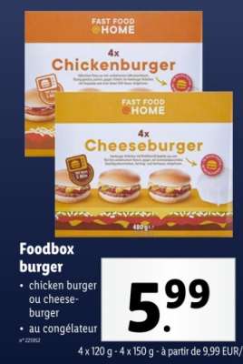 Foodbox burger