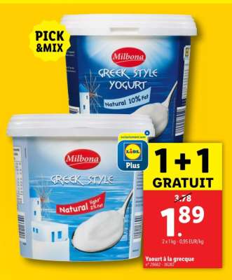 Milbona Greek Style Yogurt