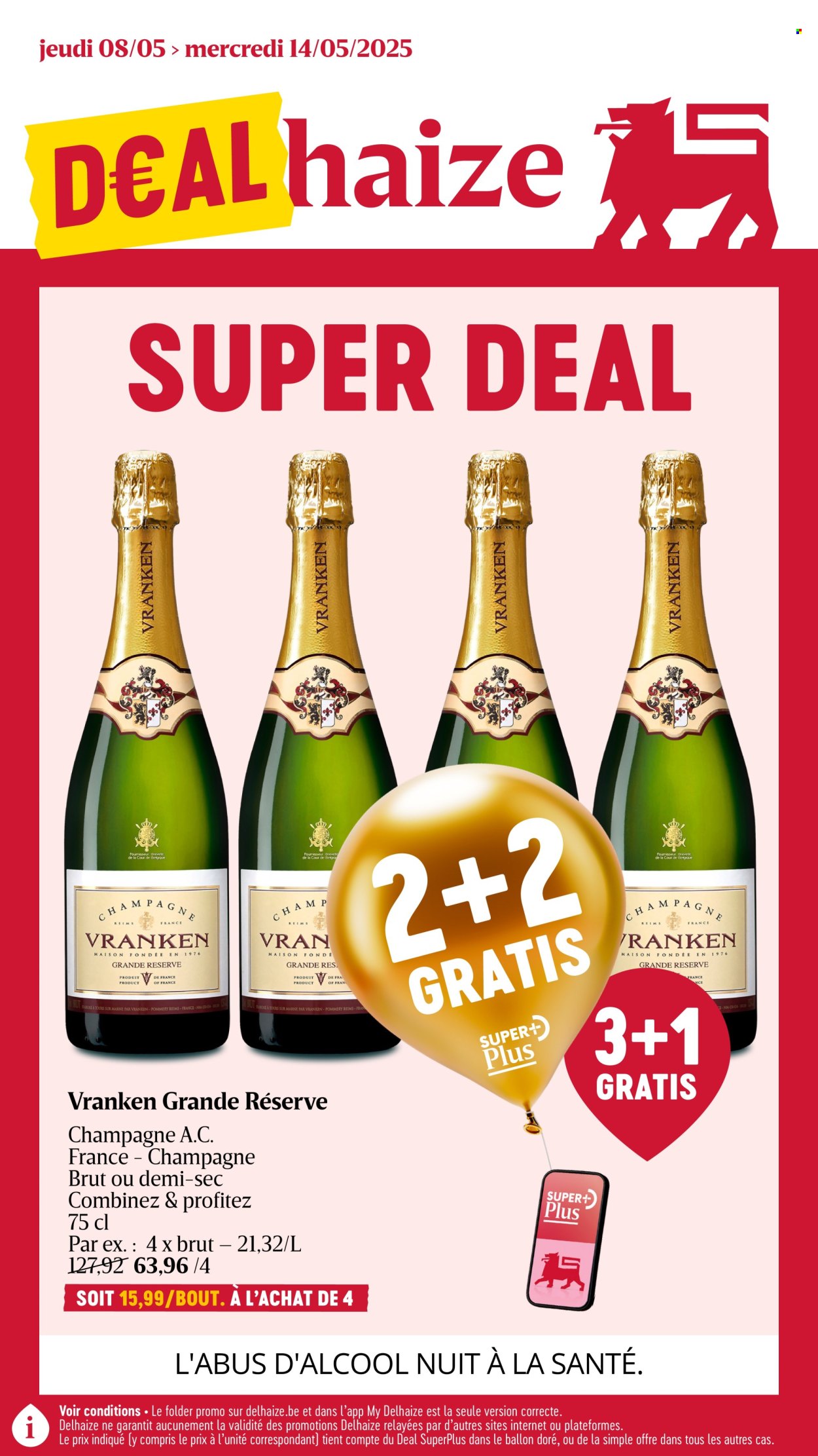 Catalogue Delhaize - 8.5.2025 - 14.5.2025. Page 1.