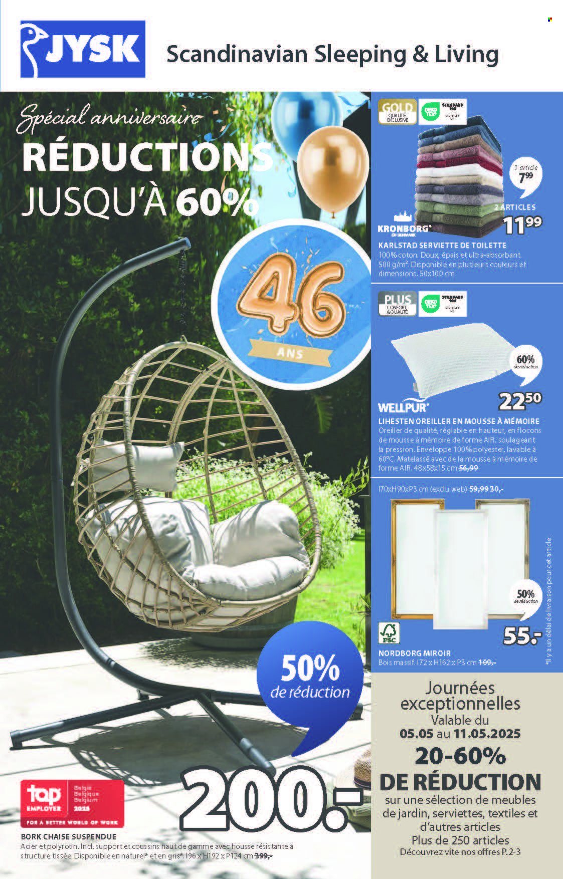 Catalogue JYSK - 5.5.2025 - 18.5.2025. Page 1.