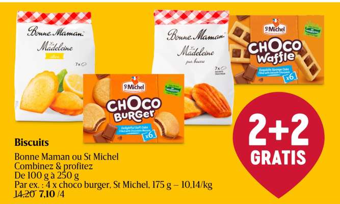 Biscuits Bonne Maman ou St Michel