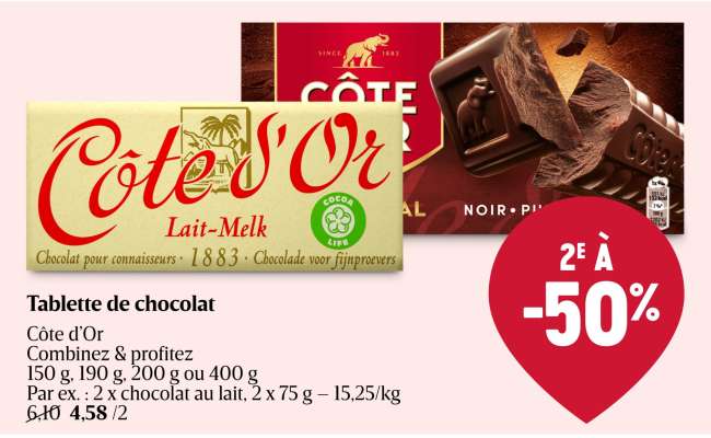 Tablette de chocolat
