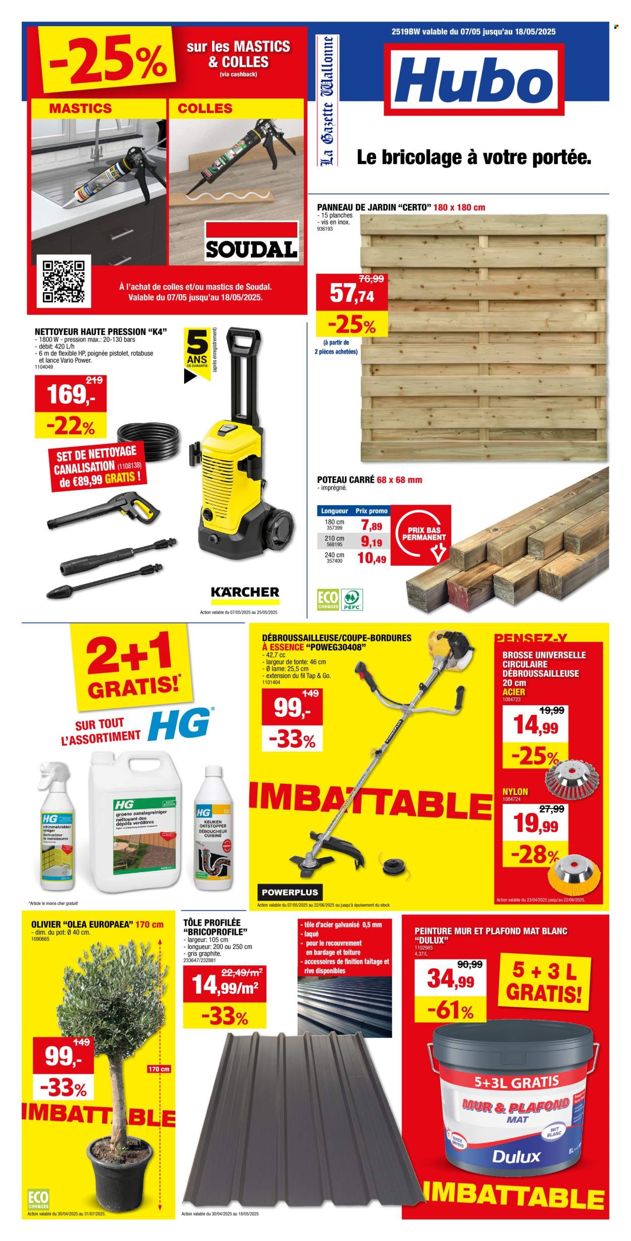 Catalogue Hubo - 7.5.2025 - 18.5.2025. Page 1.
