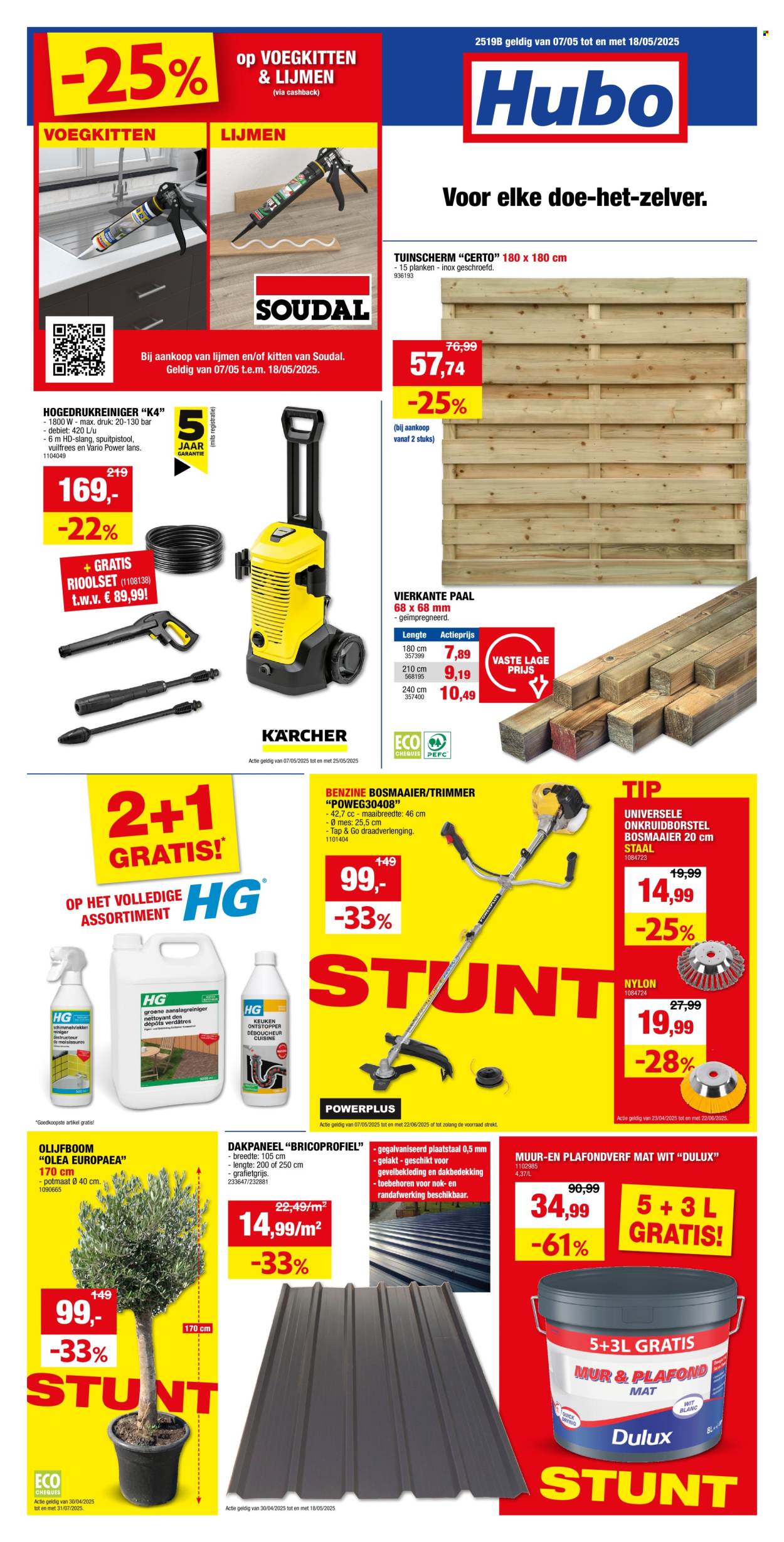 Catalogue Hubo - 7.5.2025 - 18.5.2025. Page 1.