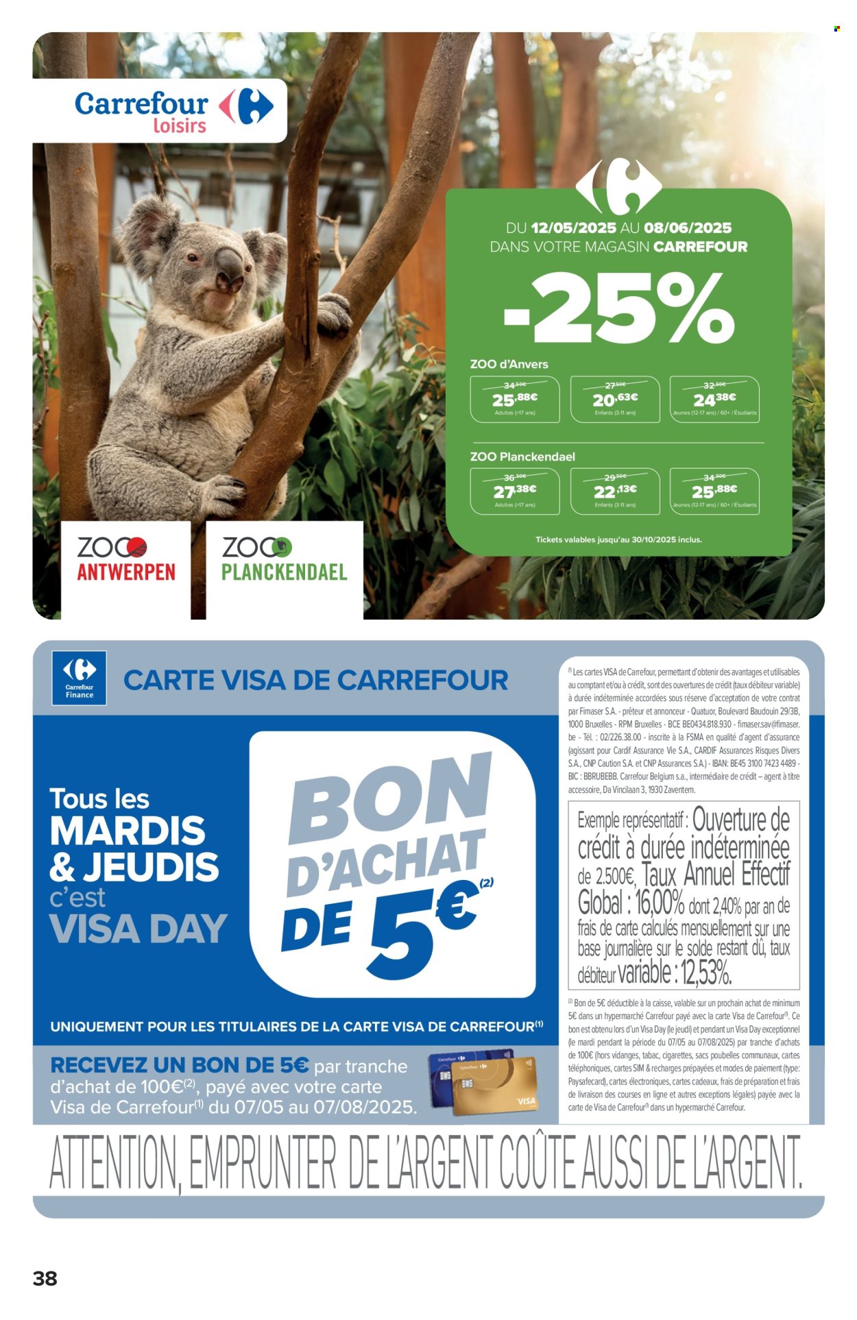 Catalogue Carrefour hypermarkt - 14.5.2025 - 26.5.2025. Page 38.
