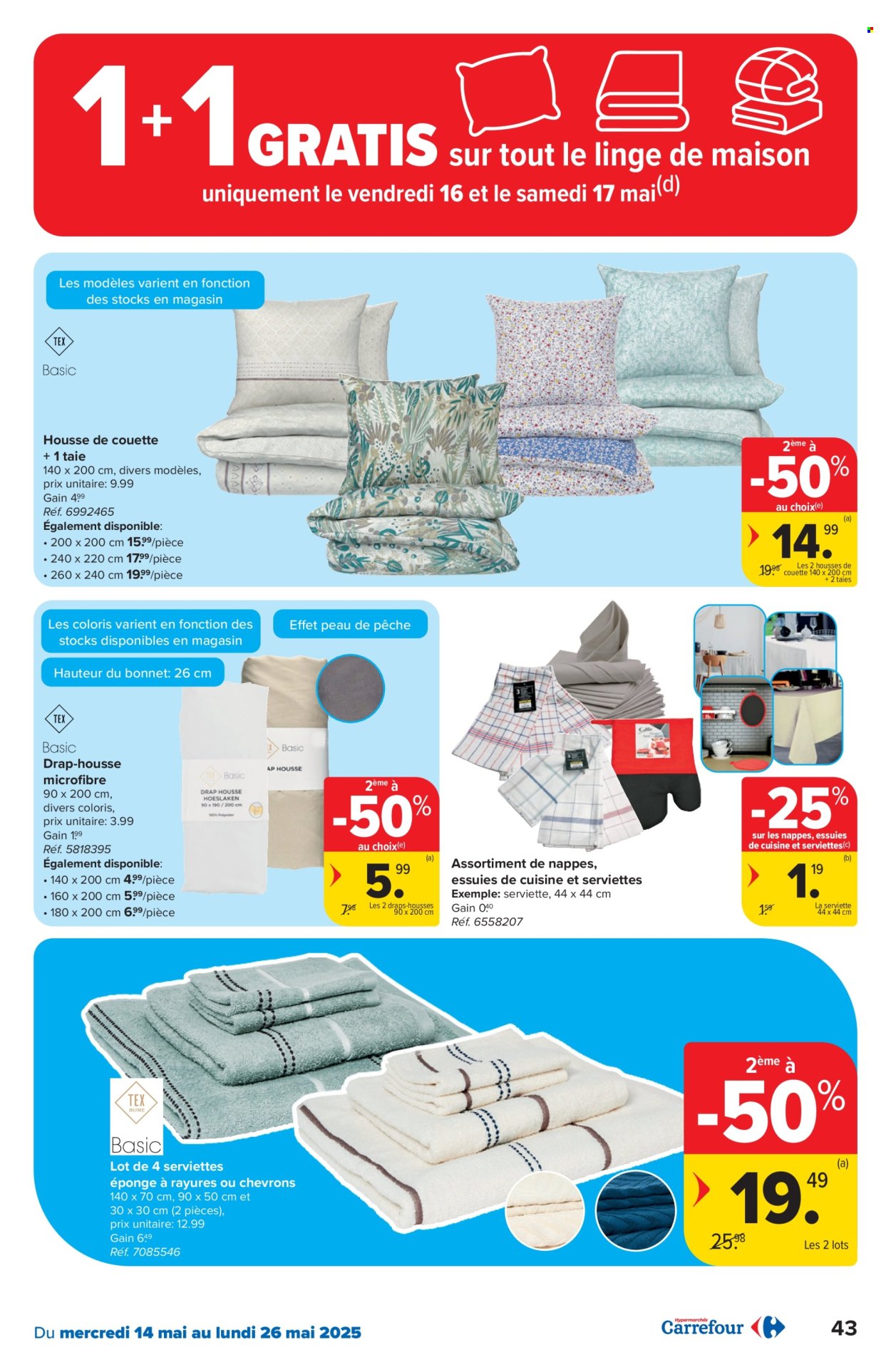 Catalogue Carrefour hypermarkt - 14.5.2025 - 26.5.2025. Page 43.