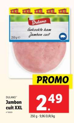 DULANO Jambon cuit XXL