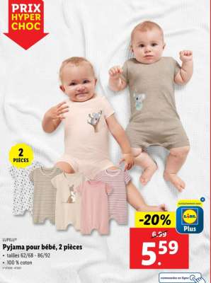Pyjama pour bébé, 2 pièces