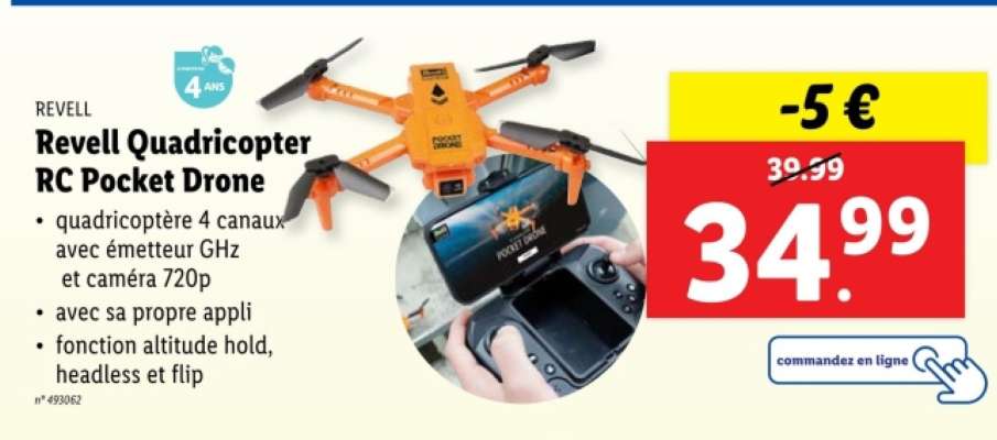 Revell Quadcopter RC Pocket Drone