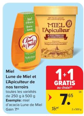 Miel Lune de Miel et L’Apiculteur de nos terroirs