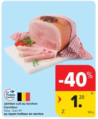 Jambon cuit au torchon